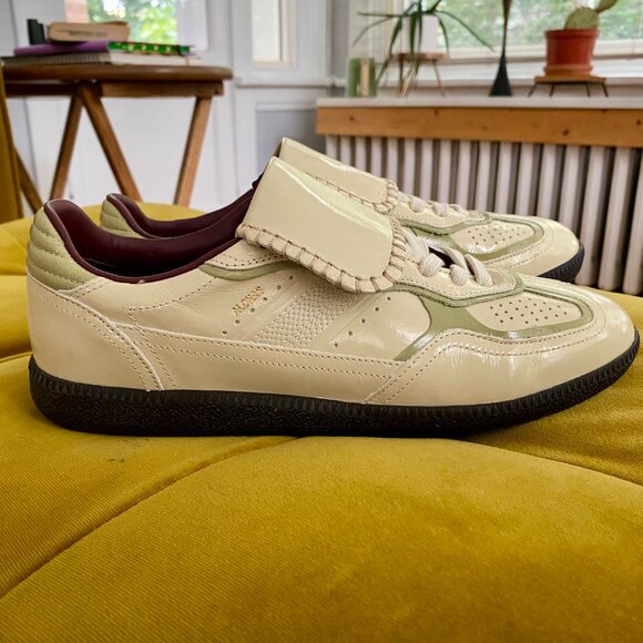 ALOHAS Cream and Burgundy Athletic Shoes - Picture 2 of 6